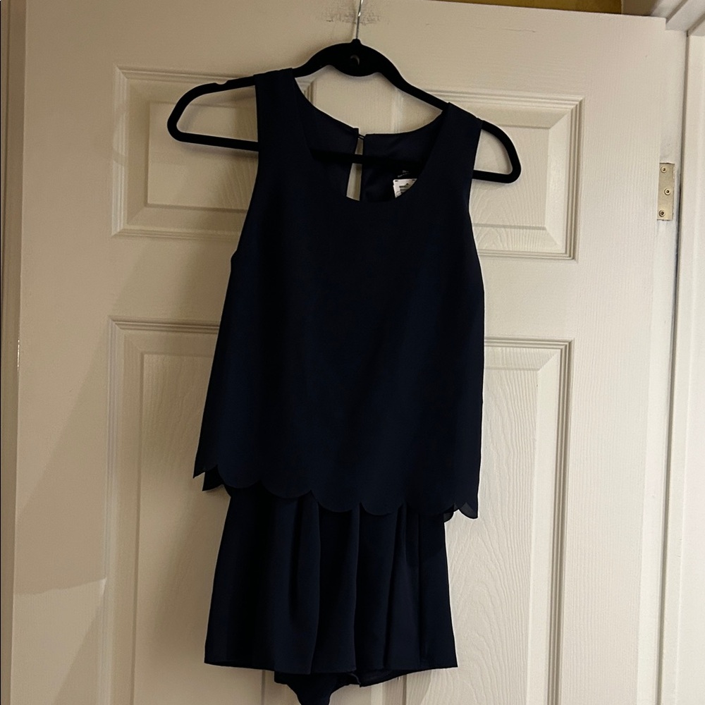 Double Zero Navy Jumpsuit